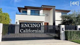 ENCINO Los Angeles California  driving tour 4K [upl. by Dinsdale]