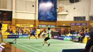 Selangor Badminton Open 2012 4  MS D1 R2 Zulfadi Vs Ng Sun Ly [upl. by Nylirret890]