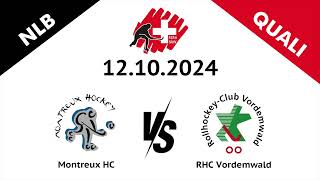 Highlights Rollhockey NLB  Montreux HC vs RHC Vordemwald [upl. by Aihcrop]