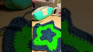 Star pillow⭐️ crochet satisfying trend foryoupageシ viral [upl. by Tigges]