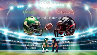 Pasadena 116  S Houston 134HTX RetroBowl 2040 Postseason Tournament FULL GAME [upl. by Eelinnej]