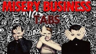 Paramore  Misery Business Tabs [upl. by Zucker]