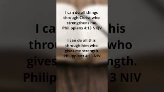 Philippians 413  A commonly misused Bible verse bible christianity shorts [upl. by Sill]