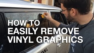 How To Easily Remove Vinyl Graphics and Stickers from your Car or Truck [upl. by Nagaer438]