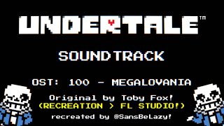 UNDERTALE OST 100  Megalovania Recreation [upl. by Atenek188]