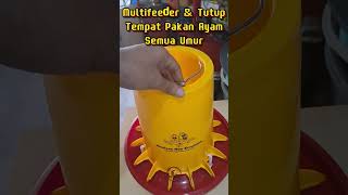 Multifeeder  Tempat Pakan Ayam  httpssshopeecoid8zoVtojslk [upl. by Dawn452]