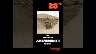 The pyramid of Amenemhat the first is the 28th pyramid in this series on ancient Egyptian pyramids [upl. by Lassiter]