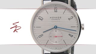 Nomos Glashutte Tangente Neomatik Silver 39mm 141 [upl. by Nileuqaj]