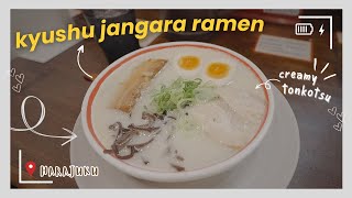 BEST RAMEN in TOKYO 🍜 Kyushu Jangara Ramen HARAJUKU  JAPAN VLOG  Tokyo Vlog [upl. by Narot]