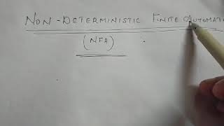 8 NONDETERMINISTIC FINITE AUTOMATA NFA Toc Lecture 08 [upl. by Iatnohs248]