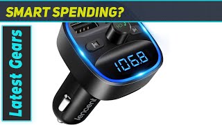 Lencent T25 Best Bluetooth FM Transmitter for HandsFree Calling [upl. by Osrick367]