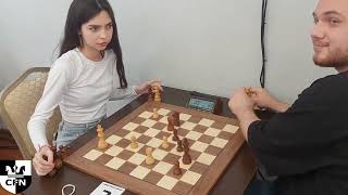 A Moskvina 1602 vs Moncler 1892 Chess Fight Night CFN Blitz [upl. by Selim]