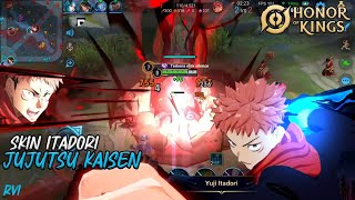 Biron  Yuji Itadori Jujutsu Kaisen Skin Showcase  Honor of Kings  Rvi [upl. by Gall]