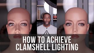 How To Achieve Clamshell Lighting  Portrait Lighting Mini Series [upl. by Enyrat]