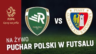 FUTSAL REKORD BIELSKOBIAﾅ、  PIAST GLIWICE NA ﾅｻYWO [upl. by Anayt39]