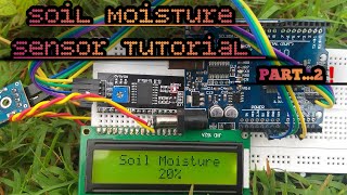 How to connect soil moisture sensor to ArduinoPART2⁉ [upl. by Lunetta441]