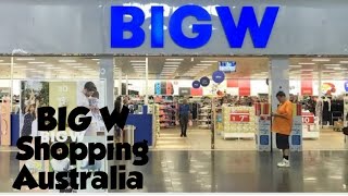 BIG W  Shopping vlog in Australia [upl. by Coffeng943]