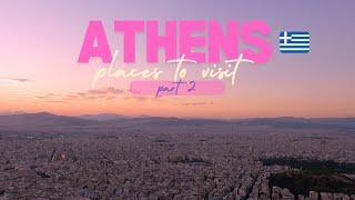 Places to visit in Athens  Part 2  Lycabettus Hill  Plaka  Panathenaic Stadium 🇬🇷 [upl. by Hanikahs377]