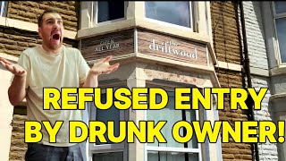 This budget BLACKPOOL HOTEL REFUSED TO LET ME STAY The owner was DRUNK The Driftwood Hotel [upl. by Dagna]