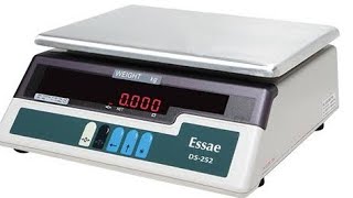 Essae DS252 30kg electronic weighing scale calibration  essae ds852 weight setting [upl. by Ardua]