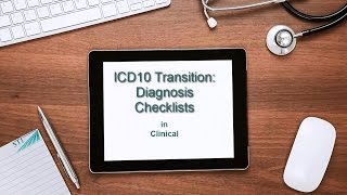 ICD10 Using a Diagnosis Checklist in a Note in Clinical [upl. by Hanikahs796]