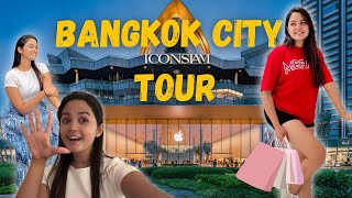 Bangkok වල ලොකුම shopping mall එකට යමුද🤭🛍️ City Tour in bangkok 🇹🇭 boat එකෙත් යන්න වුනා😭 [upl. by Ades]