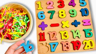 Best Learning Animals Numbers amp Counting 1  20  Preschool Toddler Learning Toy Video [upl. by Etteinotna]