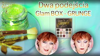 🙈 Czyżby jeszcze jedna porażka Glam Shop ➢Glam BOX  GRUNGE ➢ Makijaż 65 plus  ➢ dwa podejścia [upl. by Eiggep]