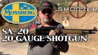 MOSSBERG SA20 DEFENSE SHOTGUN  SH007ER Reviews [upl. by Alleram]