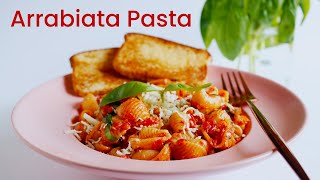 Pasta Arrabiata Recipe  Easy Red Sauce Pasta  Pasta in Arrabiata Sauce  CooknJoy by Vaishali [upl. by Nonnerb210]