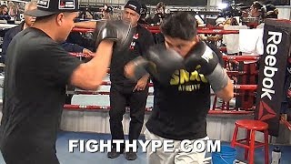 MIKEY GARCIA PERFECTING EXPLOSIVE quotHOWYALIKEITquot COMBOS FOR SPENCE IMPROVED QUICKNESS amp POWER [upl. by Wilkison]