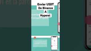 Envía saldo USDT de Binance a Hyperai  2024 [upl. by Iatnahs]