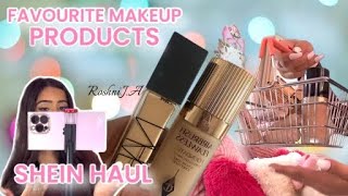 FAVOURITE MAKEUP PRODUCTS 2024  SHEIN HAUL🩷 [upl. by Cutter]