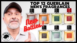 Top 12 GUERLAIN MENS FRAGRANCES  Bottle Changes Discontinued Guerlain Mens Fragrances [upl. by Portie]