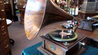 Victor Antique Phonograph  Bradfords Antiques [upl. by Erdnua345]