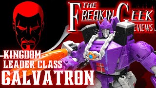 Kingdom Leader GALVATRON EmGos Transformers Reviews N Stuff [upl. by Akined]