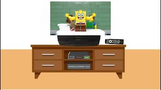 Lego SpongeBob Rewritten Intro but it’s on Christian’s CRT TV [upl. by Romney830]