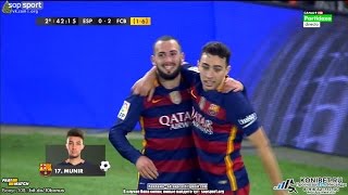 RCD Espanyol vs FC Barcelona 02  All Goals Highlights  130116  Copa del Rey 1516 [upl. by Ittocs771]