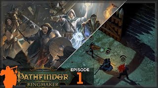 Pathfinder Kingmaker  Olegs Tradingpost  Lets Play ep 1 Gameplay Closed Alpha Campaign [upl. by Esinyl]