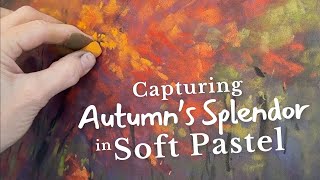 Bring Autumn to Life in Soft Pastels – Glowing Trees Tutorial [upl. by Elrebmik602]