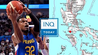 Magnitude 50 earthquake hits Calaca town in Batangas Justin Brownlee fails doping test  INQToday [upl. by Nitsed936]