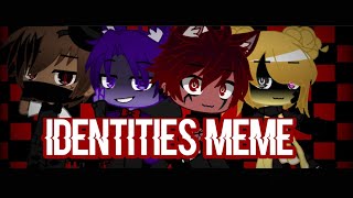 Identities meme Ft Nightmares Fnaf 4 4K special [upl. by Einnos525]