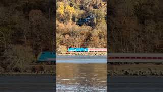 Metro North 201 Conrail shoving down east to Grand Central [upl. by Gustin]