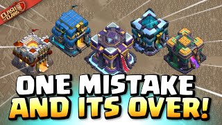 IMPOSSIBLE WIN CONDITION Must 3 STAR at EVERY TOWN HALL LEVEL Clash of Clans [upl. by Dnomder]