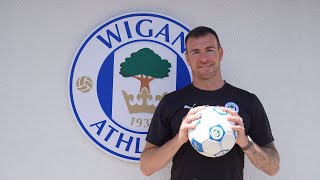 Andy Lonergan joins Wigan Athletic  First Interview [upl. by Anila84]