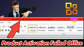 FIXED Product Activation Failed Office 100 Working [upl. by Eiramaneet]