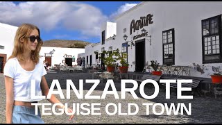 4K Teguise Lanzarote  day trip from Costa Teguise to the Old City [upl. by Keverne265]