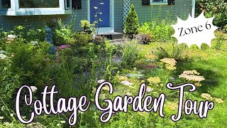 June Garden Tour Zone 6  Tour my Connecticut Cottage Garden with me [upl. by Bryant]