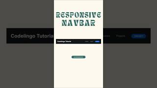 responsive navbar using html amp css source code type comment quotCodequot [upl. by Yoral]