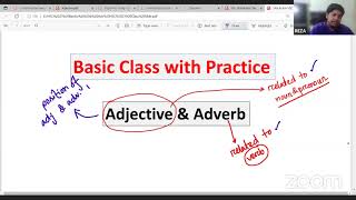 Adjective Basic  Practice Class  Admission English  CM Rezaul Karim [upl. by Entruoc]